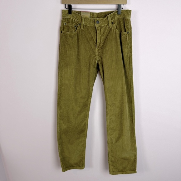 New Levi’s Corduroy pants size 29 x 30 tan / gold color.  Straight Leg Cut - Picture 1 of 9